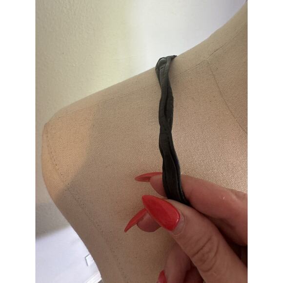 Vintage 1980s FANCY NANCY Painted Abstract Crossbody Purse Graffiti Artsy Black - Picture 11 of 12